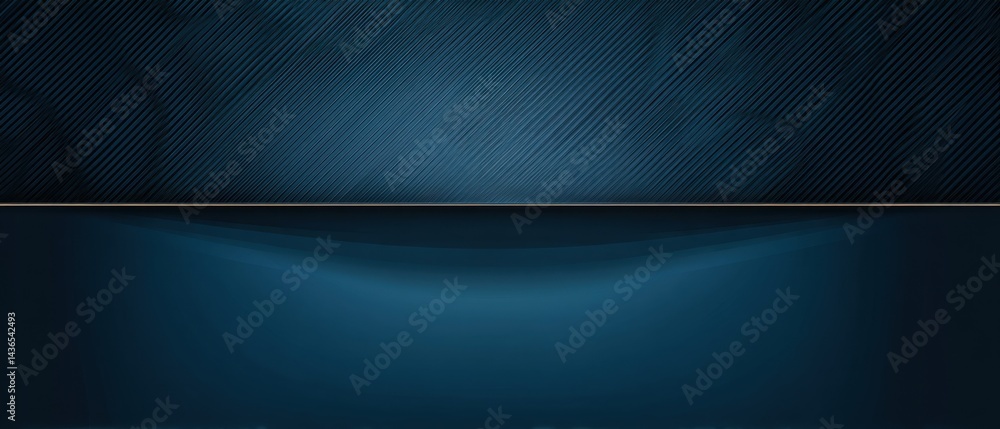 Poster modern dark blue background with diagonal lines texture and smooth gradient, elegant backdrop for te