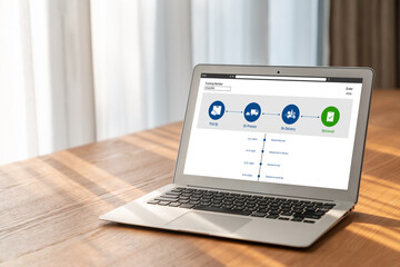 Delivery tracking system for e-commerce and modish online business to timely goods transportation...