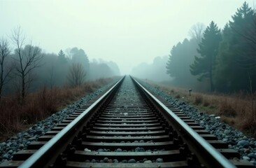 Fototapeta premium railway tracks