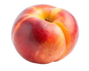 peach isolated on white background