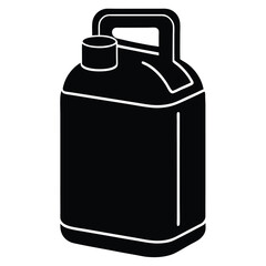 vector illustration of cute gas canister isolated