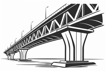 bridge vector illustration