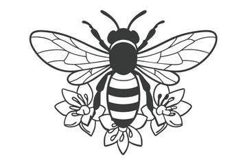 bee and flower