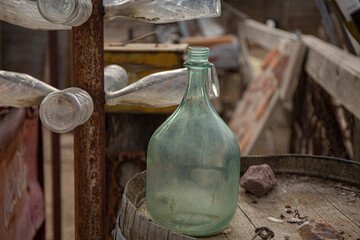 old wine bottle
