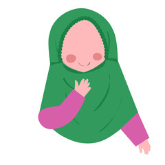 cute kids hijab 