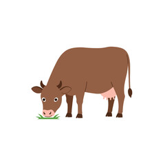 Creative Flat Vector Illustrations of cow: Minimalist, Modern, and Perfect for Pet-Themed Graphics.Charming Flat Vector cow Illustration: Playful, Minimal, and Versatile Cartoon Primate Design
