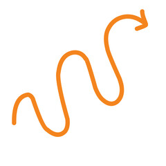 Obraz premium orange line rows vector