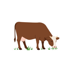 Creative Flat Vector Illustrations of cow: Minimalist, Modern, and Perfect for Pet-Themed Graphics.Charming Flat Vector cow Illustration: Playful, Minimal, and Versatile Cartoon Primate Design
