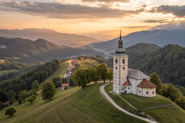 church in the mountains
