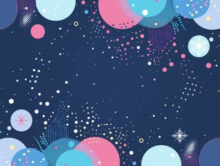 Pastel Confetti Celebration: A Joyful, Simple Design