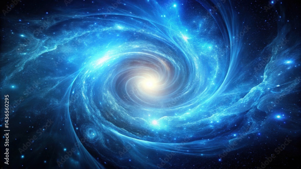 Poster a celestial vortex a mesmerizing swirl of cosmic dust and energy, radiant light at its core, evokes 