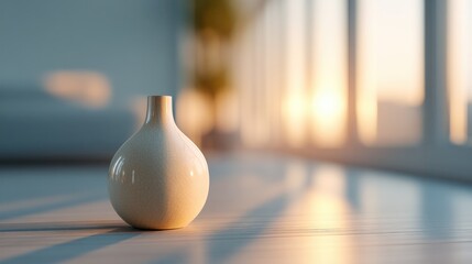 modern living room showcases elegant interior decorations with blurred people in background