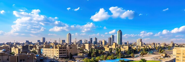 manga baghdad iraq downtown skyline 