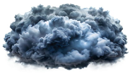 storm clouds isolated on white background PNG