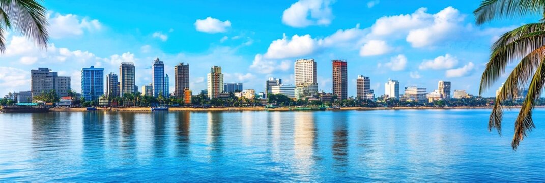 manga kinshasa congo downtown skyline
