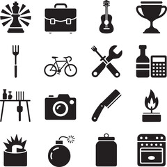 set of icons for web design