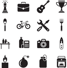 set of icons for web design