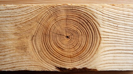 Fototapeta premium Close-up of wood grain with growth rings