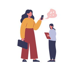 Modern  Minimalist  Woman Flat Vectors for Contemporary Design