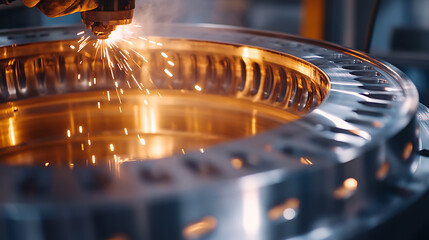 Precision Laser Cutting of Metal Component