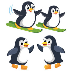 Cute Penguin Illustration