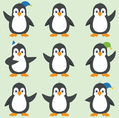 Cute Penguin Illustration