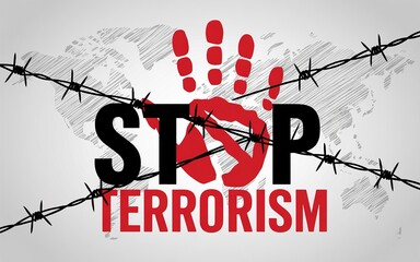  Anti-Terrorism Day, Powerful anti-terrorism visual urging global unity and resistance against violence and crime