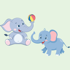 Cute elephant