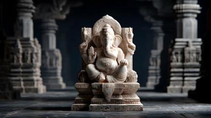 Background Illustration of Ganesha