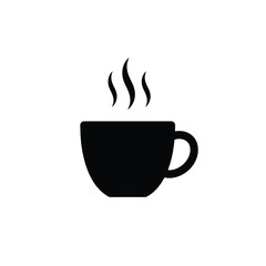 Steeped Serenity: Minimalist Kettle & Tea Cup Icon Flat Vector for Modern Aesthetics