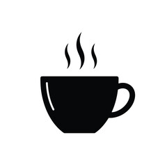 Steeped Serenity: Minimalist Kettle & Tea Cup Icon Flat Vector for Modern Aesthetics