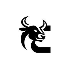 letter C bull logo