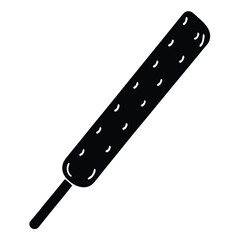 vector illustration of cute stick wax