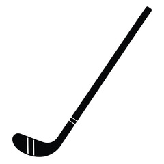 vector illustration of cute hockey stick