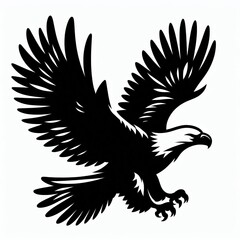 Fototapeta premium Eagle silhouette