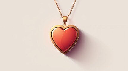 Romantic heart pendant keepsake jewelry love symbol memory charm vintage style precious metal