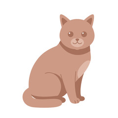 Creative Flat Vector Illustrations of Cat: Minimalist, Modern, and Perfect for Pet-Themed Graphics.Charming Flat Vector Cat Illustration: Playful, Minimal, and Versatile Cartoon Primate Design
