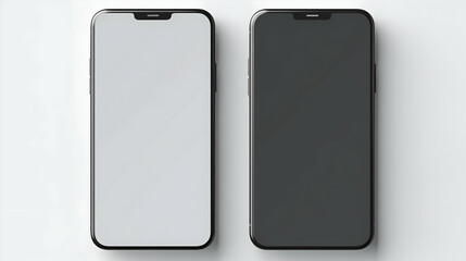 mobile phone isolated on white background