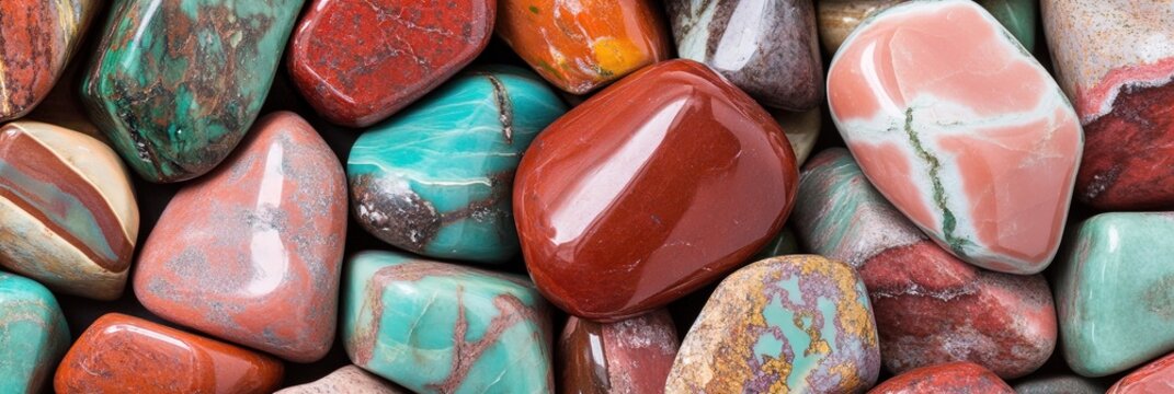 photo of variscite stones 