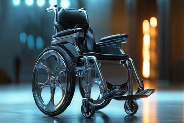 Wheelchair with wheels and seat for mobility assistance and accessibility