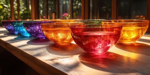 Chakra Aligned Crystal Singing Bowls for Sound Healing