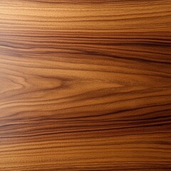Fototapeta premium Smooth polished wooden surface texture with fine grain, light walnut finish, soft reflections, modern interior style, clean and uniform look, professional studio lighting