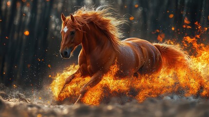Red Fire Horse Symbol of 2026