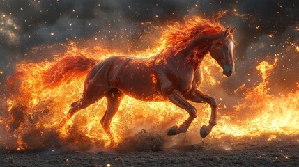 Red Fire Horse Symbol of 2026
