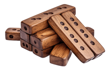 Engraved domino tiles for perfect play