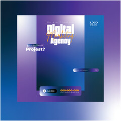 Modern Digital Agency Web Banner
