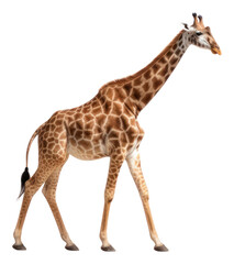 Obraz premium PNG Giraffe wildlife animal mammal.