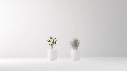 Minimalist plant display