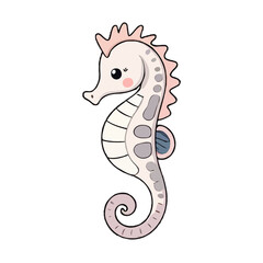 Fototapeta premium Adorable Little Seahorse 