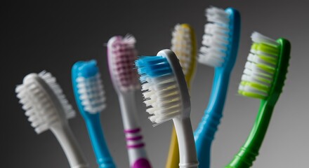 toothbrushes isolated